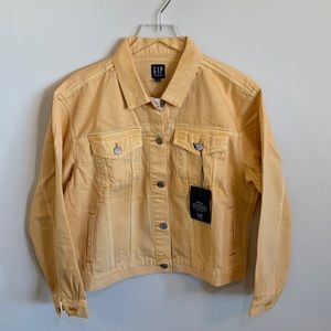 Gap For Good Washwell Denim Jacket Women’s (L/T) Canary Yellow